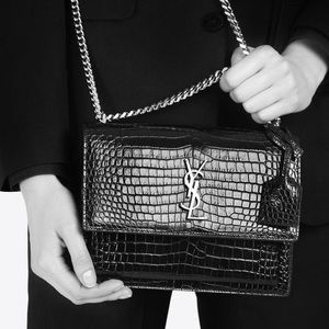 COPY - YSL medium croc sunset crossbody